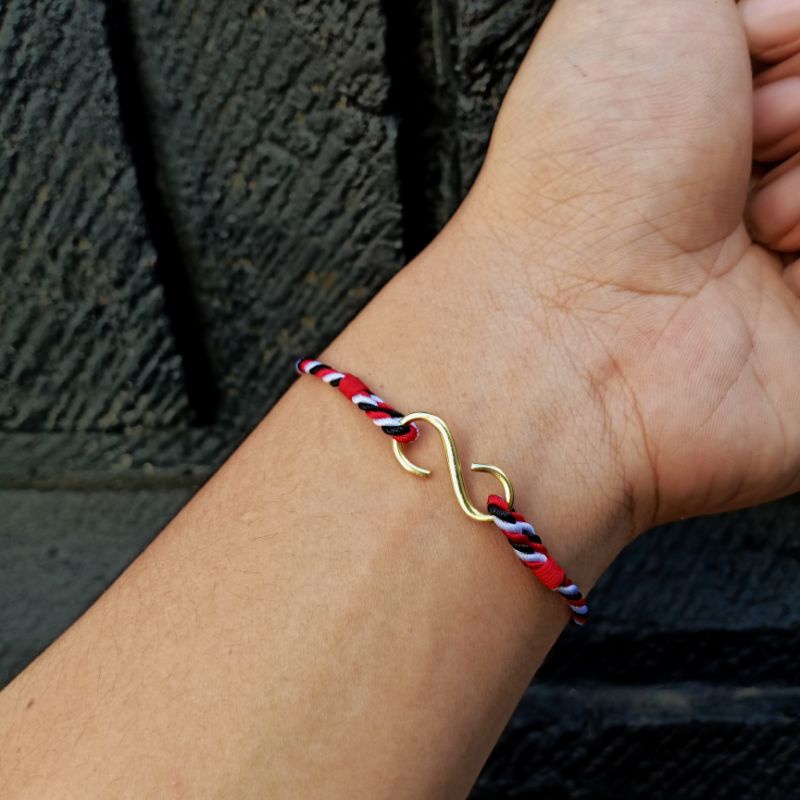 Gelang Tridatu Cantel S Kuningan / Gelang Tridatu Cantelan Murah / Gelang Tridatu Bali / Gelang Cowok Murah / Gelang Bali Asli / Gelang Pria / Gelang Kuningan / Gelang Emas Imitasi / Kerajinan Bali / Oleh Olej Khas Bali Murah / Craftdewata