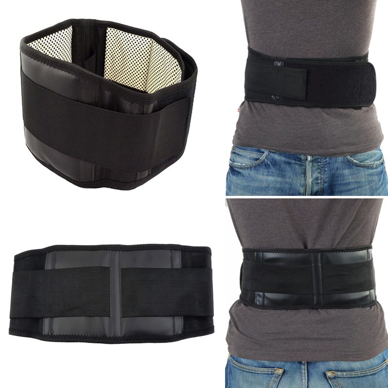 Alat Therapy Pinggang Magnetic Size L Tourmaline Black Grab Medan
