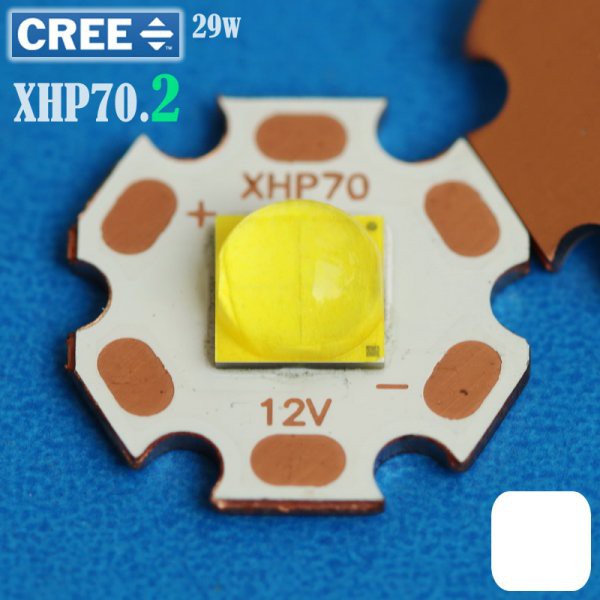 Led Cree XHP70.2 Pilih Warna Cahaya dan INPUT VOLTASE