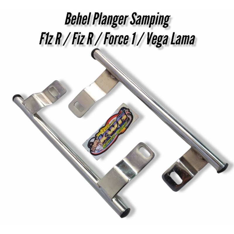 BEHEL BEGEL JOK SAMPING ST KANAN KIRI F1ZR-FIZR FIZ R-VEGA LAMA+KARET PENUTUP NYA+WARNA HITAM&amp; CROOM Behel Begel Samping FIZR F1ZR FIZ F1Z R VEGA R Lama / Planger Plenger Samping F1Z FIZ R VEGA R Behel Begel Samping Jok Sadel F1ZR FIZR F1Z FIZ R