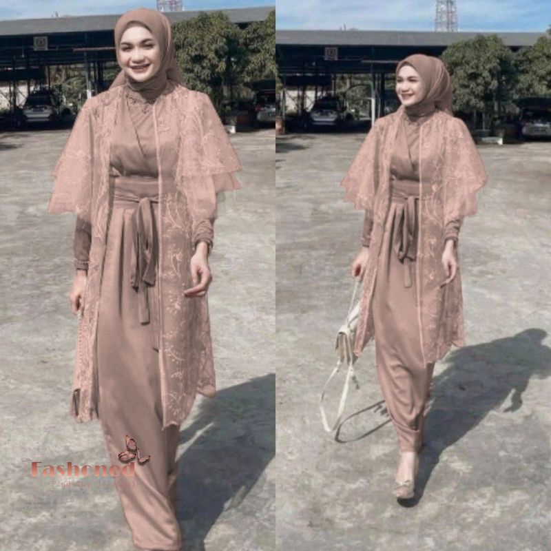 VIOLIN SET LUCIA SET DRESS KONDANGAN BRUKAT BAJU MUSLIM LEBARAN TERBARU RAYYA DRESS PESTA WISUDA REMAJA LAMARAN SET KIMONO GAMIS POLOS 2 IN 1 KARDIGAN BRUKAT WANITA WEDDING DRES GAMIS PESTA TERBARU