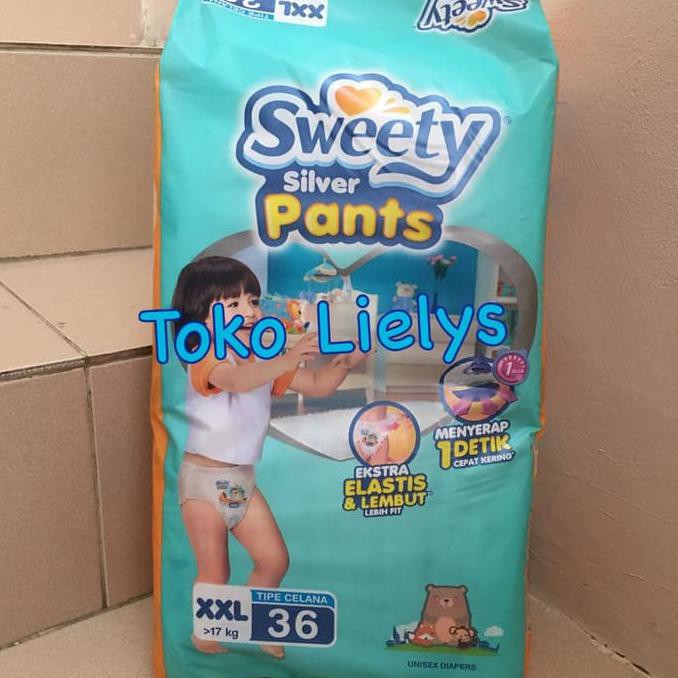 Sweety Silver Pants XXL36 Sweety Silver Popok Celana XXL 36