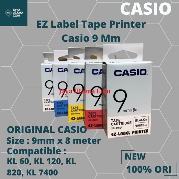 EZ LABEL TAPE PRINTER CASIO 9 MM XR 9