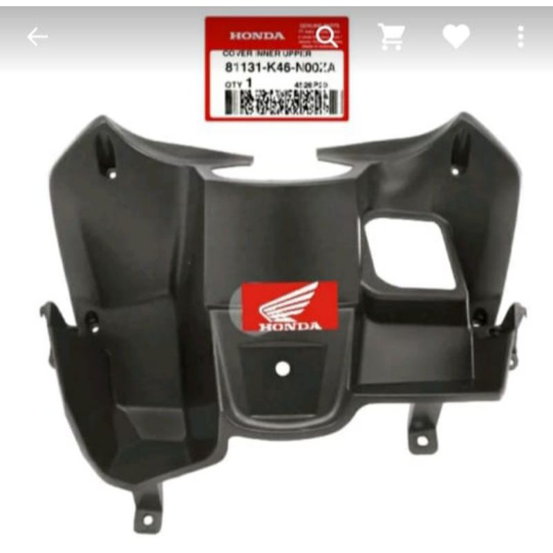 81131-K46-N00ZA cover inner upper k46 cover kontak atas vario 110 fi vario 110 fi esp asli honda