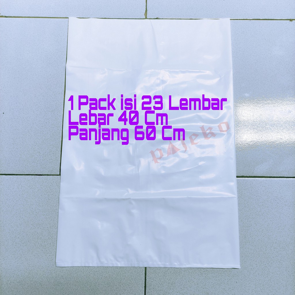 Kantong Plastik Sampah Putih Susu 40 x 60 Cm / Kantong Plastik Sampah PE