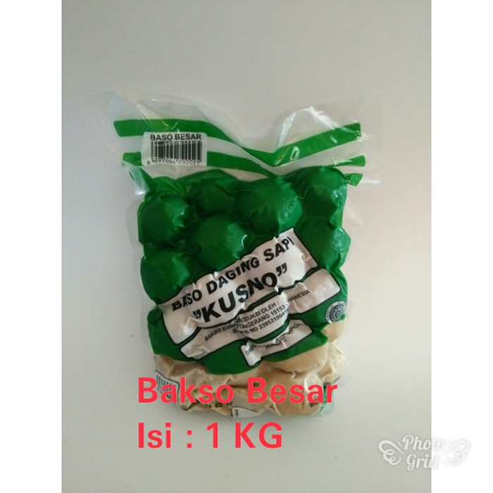 

Bakso Sapi Besar Daging Sapi Pak Kusno 1 KG