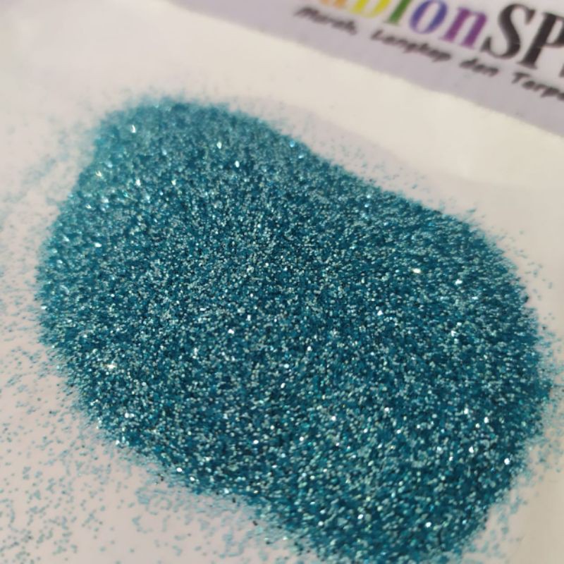 BUBUK GLITER BLUE TOSCA GLITTER POWDER 8gr CUP MEDIUM