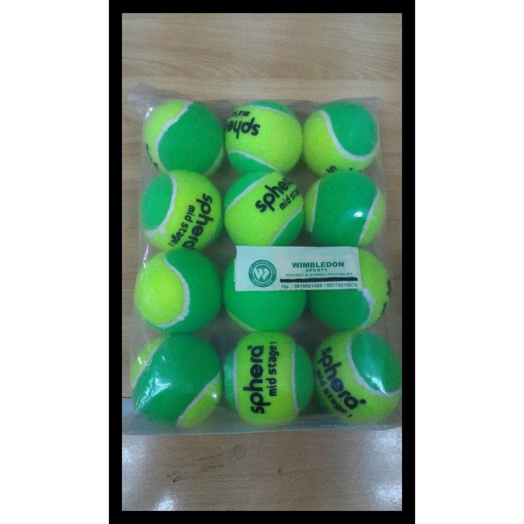 Bola Tenis Junior Nassau Sphera Stage 1/Bola Junior Hijau Umur 9-10Thn Teruji