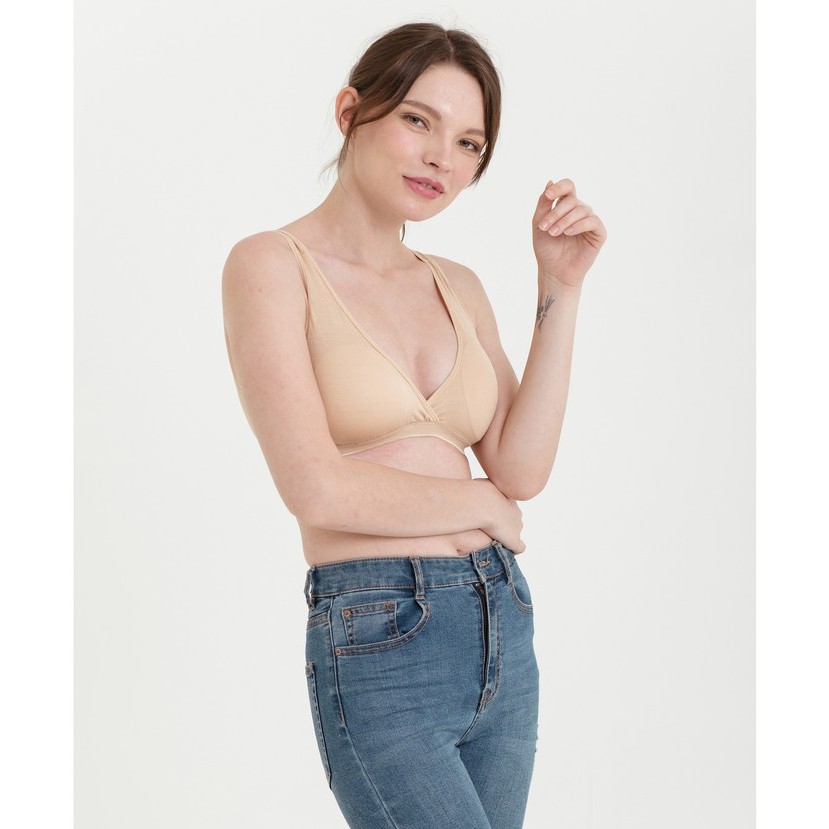 TILIA NUDE BAMBOO (Bra Menyusui, Nursing Bra, Sleep Bra; ADA BUSA TANPA KAWAT)