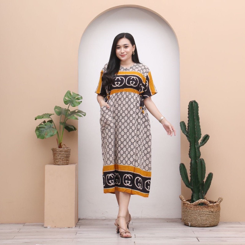 DASTER MIDI MIDHI DASTER CHIBI CIBI DASTER WANITA KEKINIAN BAHAN KATUN RAYON SUPER DASTER BATIK PEKALONGAN