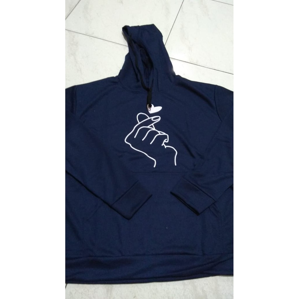 ( KJO ) HOODIE SWEATER CEWEK TANGAN LOVE KENZJAYAOLSHOP