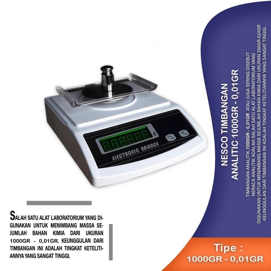 Timbangan Analitik/Analitic Scale 0.01-1000gr