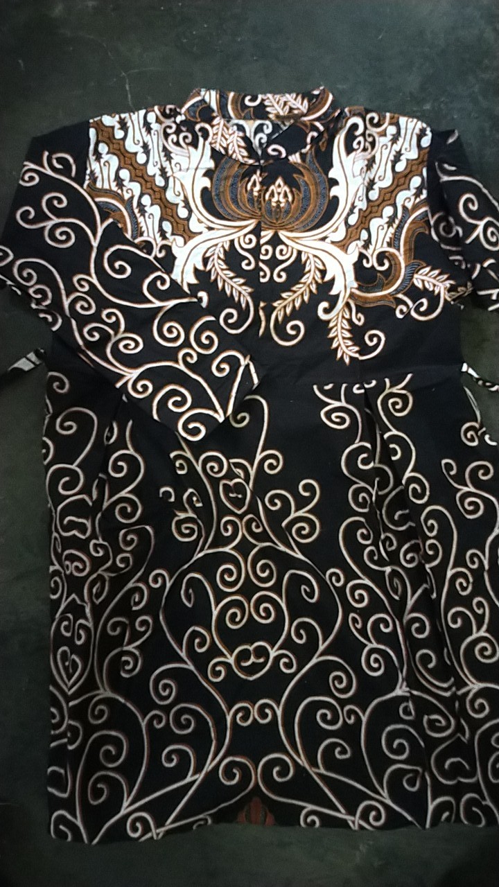 Hanggono Couple Ori Najwa Couple Batik  Gamis Batik Couple