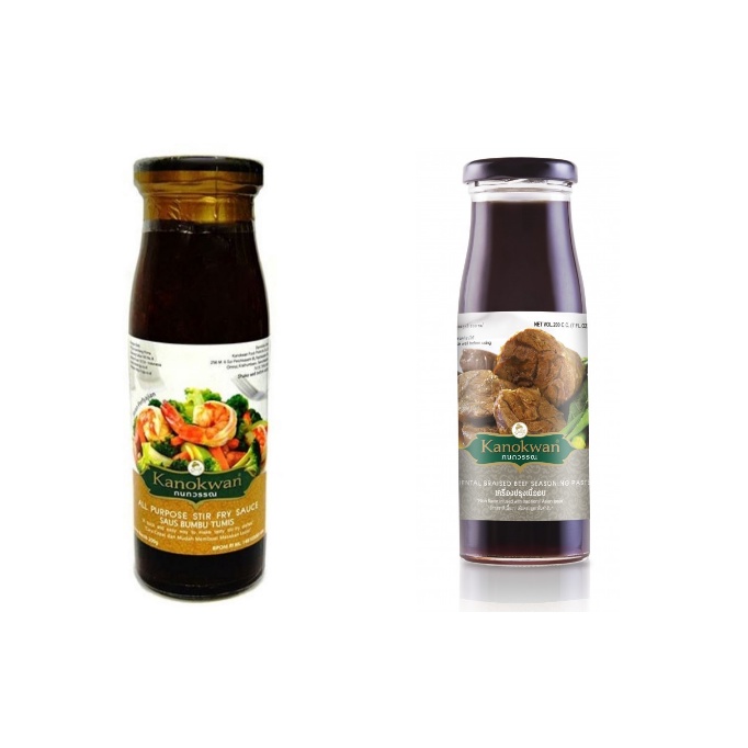 

Kanokwan - All Purpose Stir Fry/ Saus Tiram 200gr/ Oriental Braised Beef Seasoning 200ml/ Import