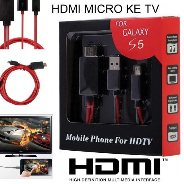 KABEL HDMI V8 MICRO MHL TO HDMI MEDIA ADAPTER