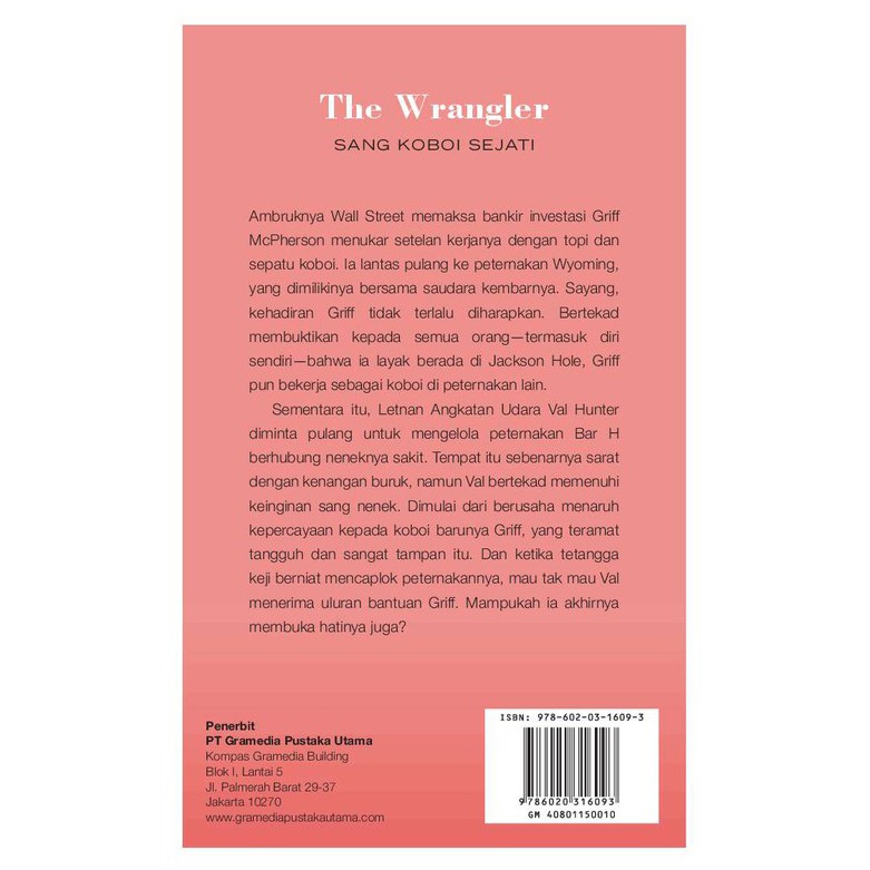SALE Buku Novel Harlequin The Wrangler - Sang Koboi Sejati by Lindsay McKenna