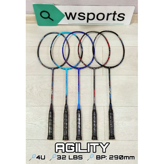Raket Badminton AGILITY 32LBS Original
