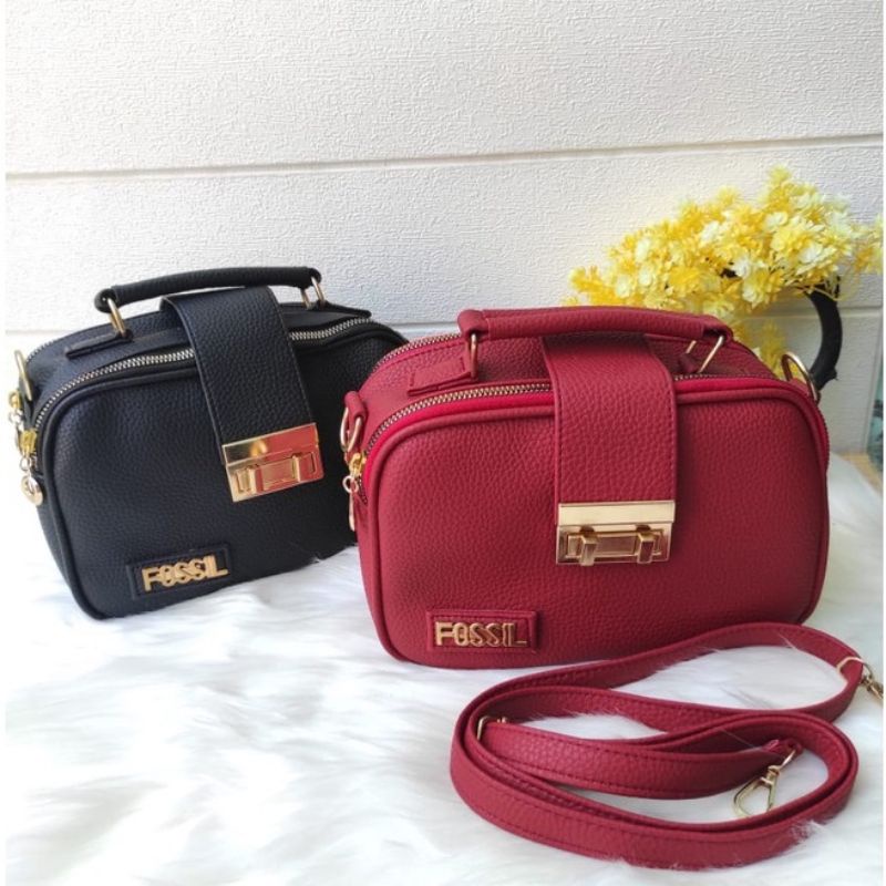 Tas jinjing Selempang Wanita Kulit Jeruk Papirut Premium