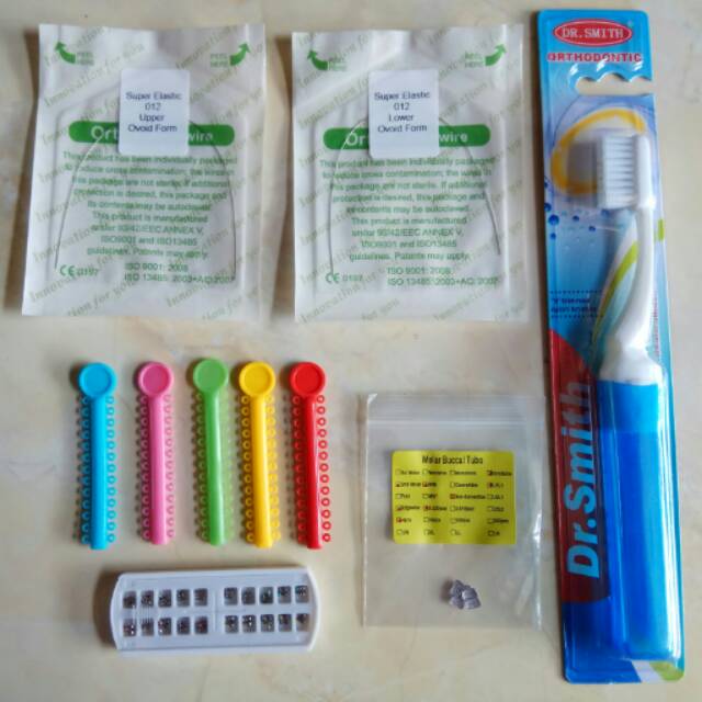 Paket Behel Permanen, Bracket Mini Roth Aegis, mengkilap