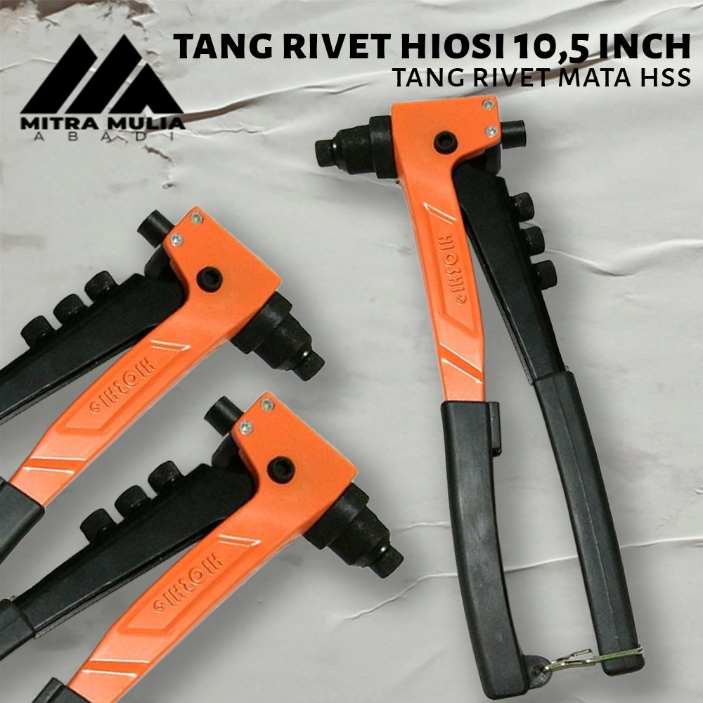 Tang Rivet Hioshi 10,5 Inch l Hand Rivet l Tang Ripet Mata Hss