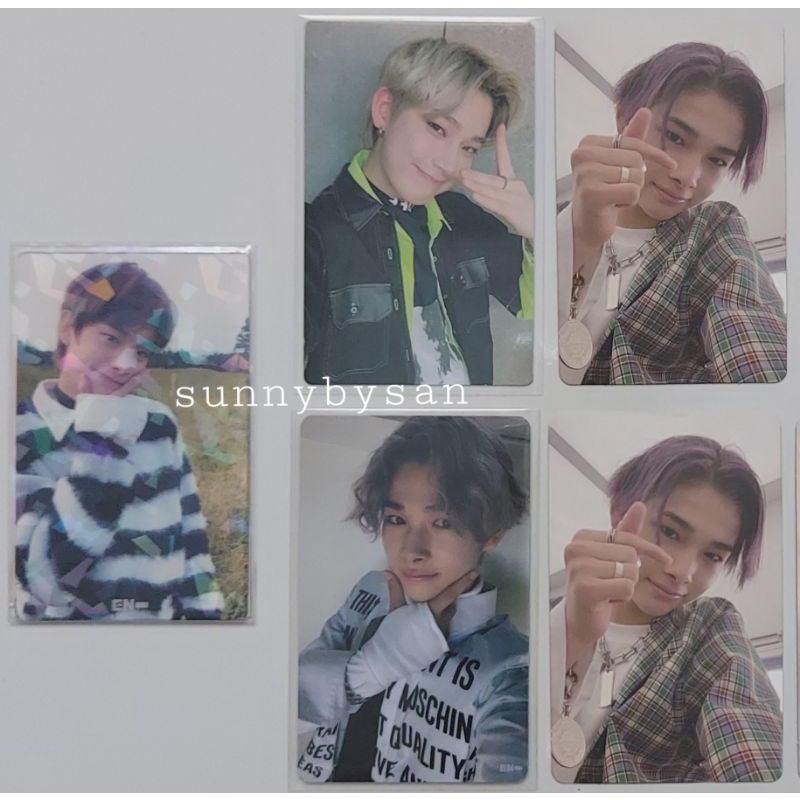 pc lucky draw ld common selca enhypen border day: one bdo jake + fever sunoo ld m2u selca niki