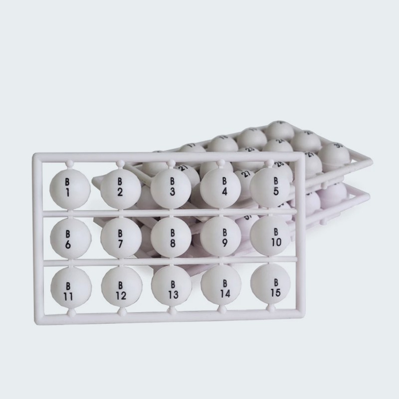 Bingo Set Traditional Bingo Lottery Family Game Set Cage Balls Cards Counters Party Bingo Game-4