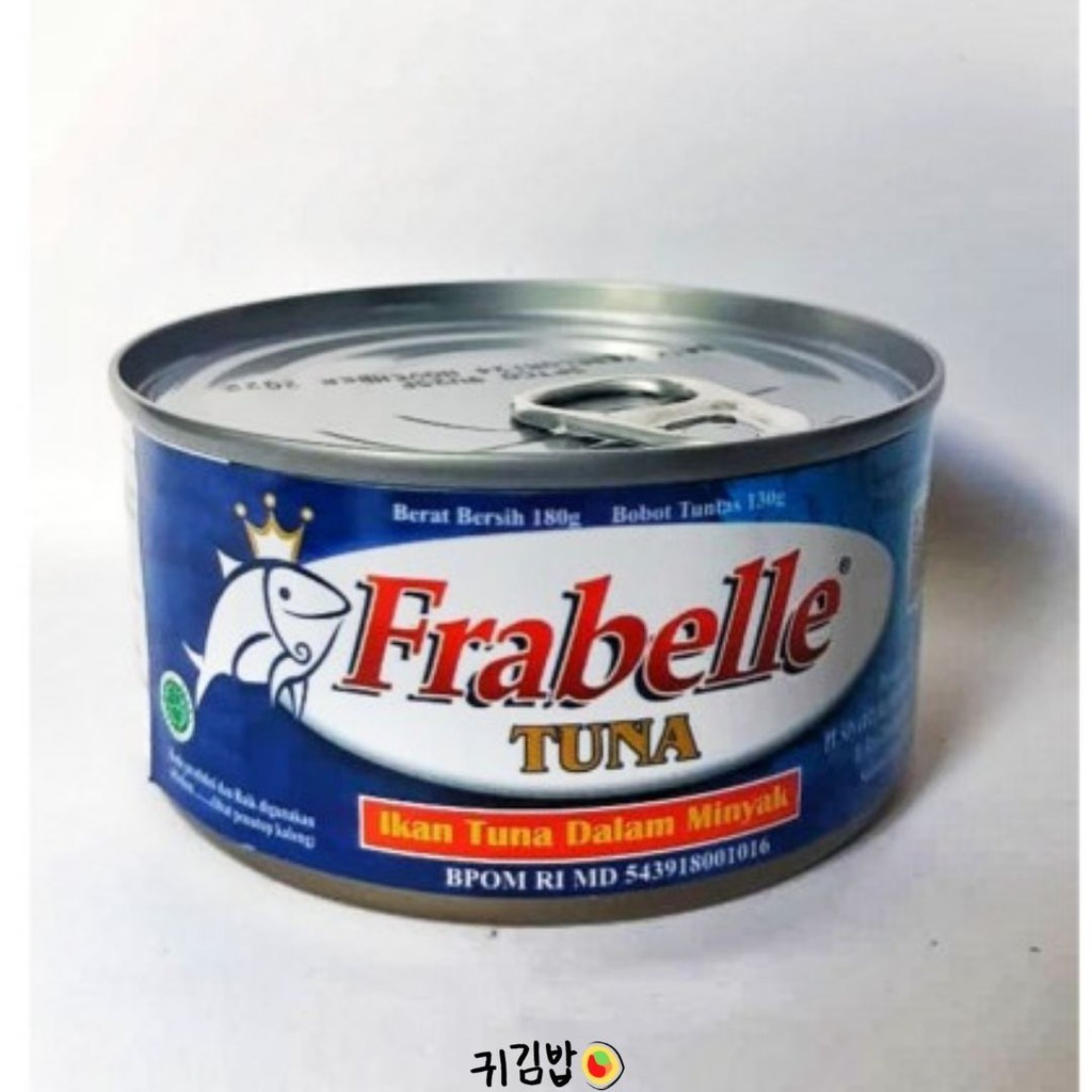 

Tuna Kaleng Frabelle Dalam Minyak 180gr