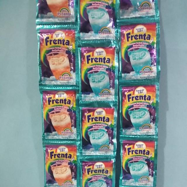 

Frenta rasa pelangi per renteng isi 10 sachet