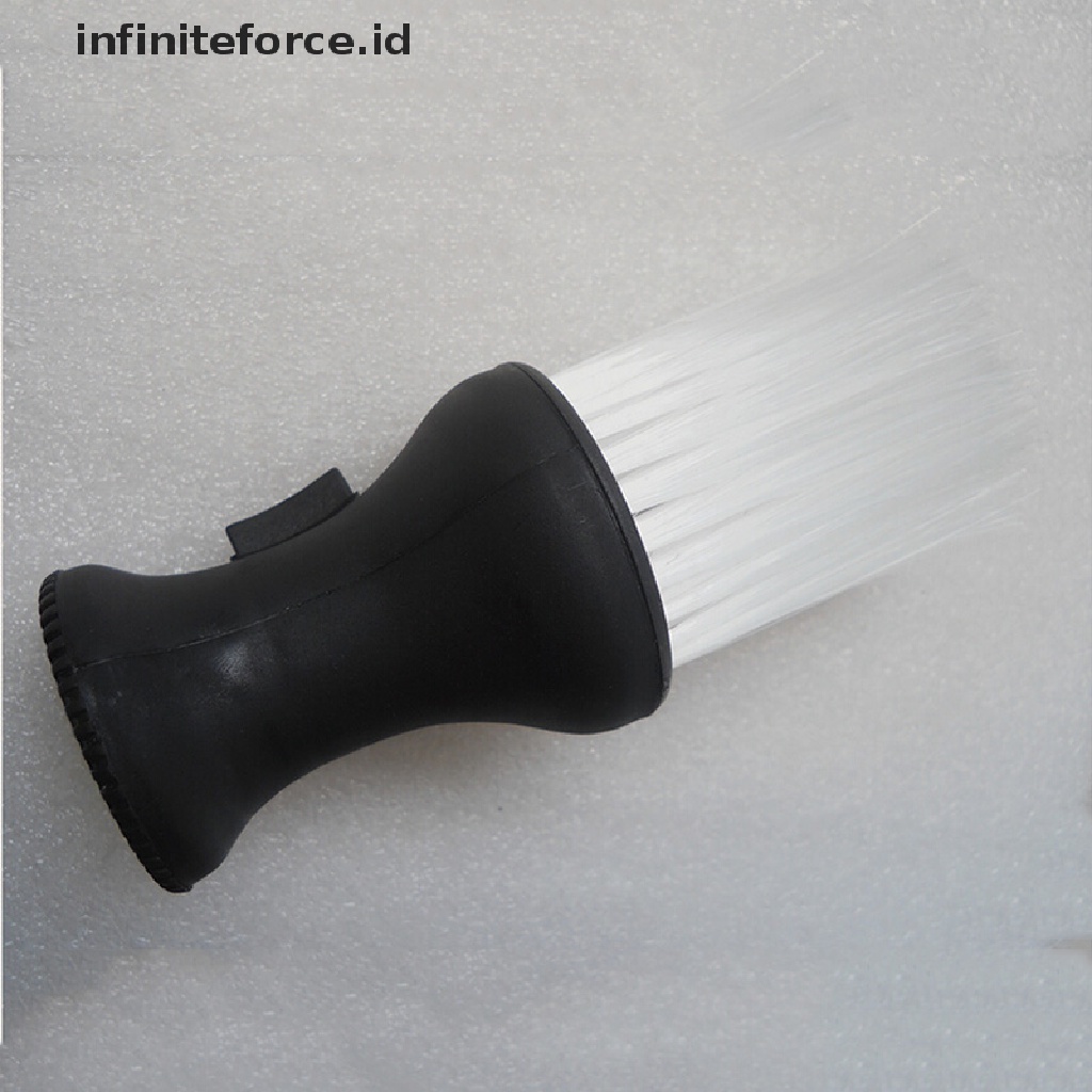 (Infiniteforce.Id) Sikat Pembersih Leher Warna Hitam Untuk Salon / Barber