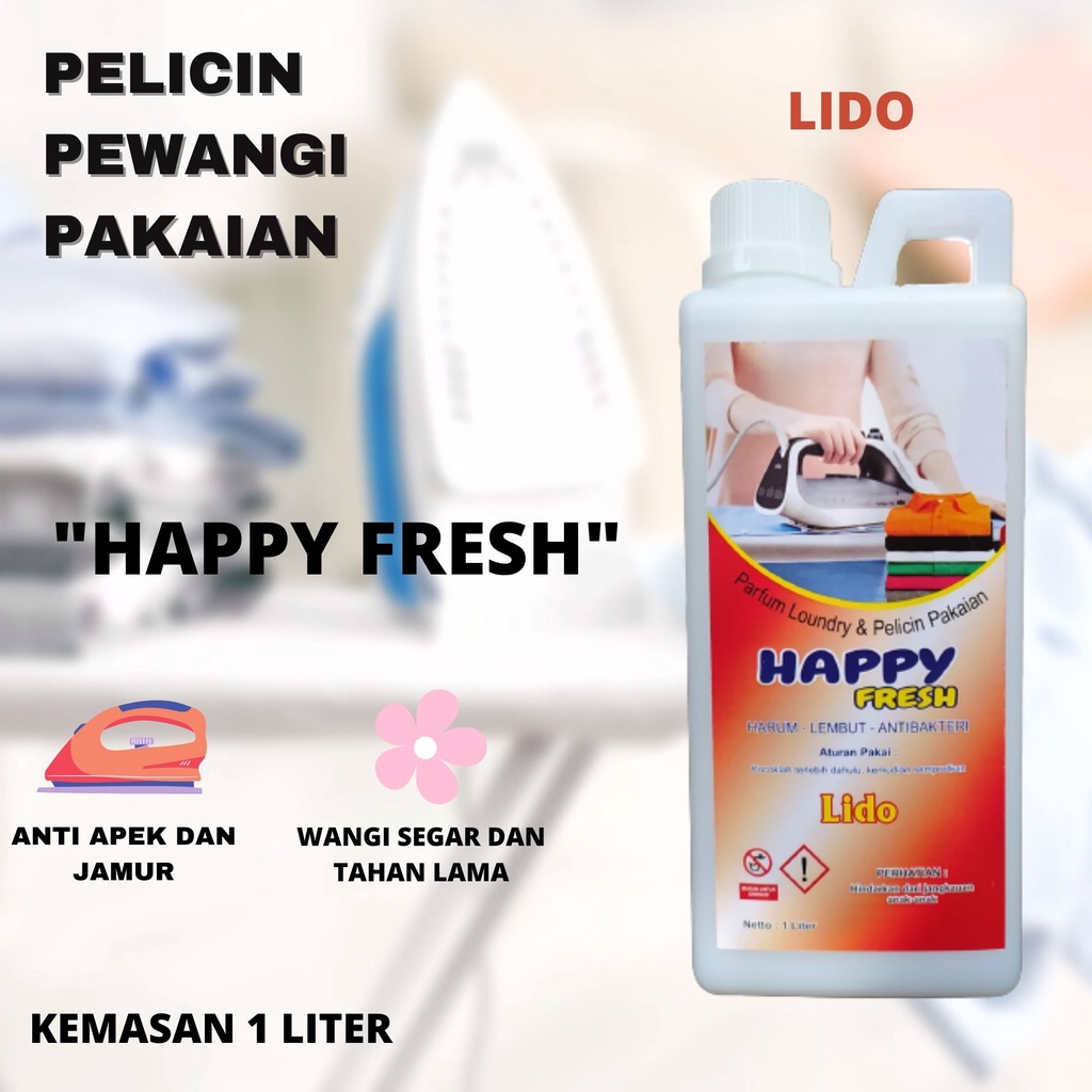 Pelicin Pakaian HEMAT PLUS 1 Liter Pewangi Laundry Parfum Londry Wanginya Tahan Lama Pengharum Baju Anti Apek dan Jamur