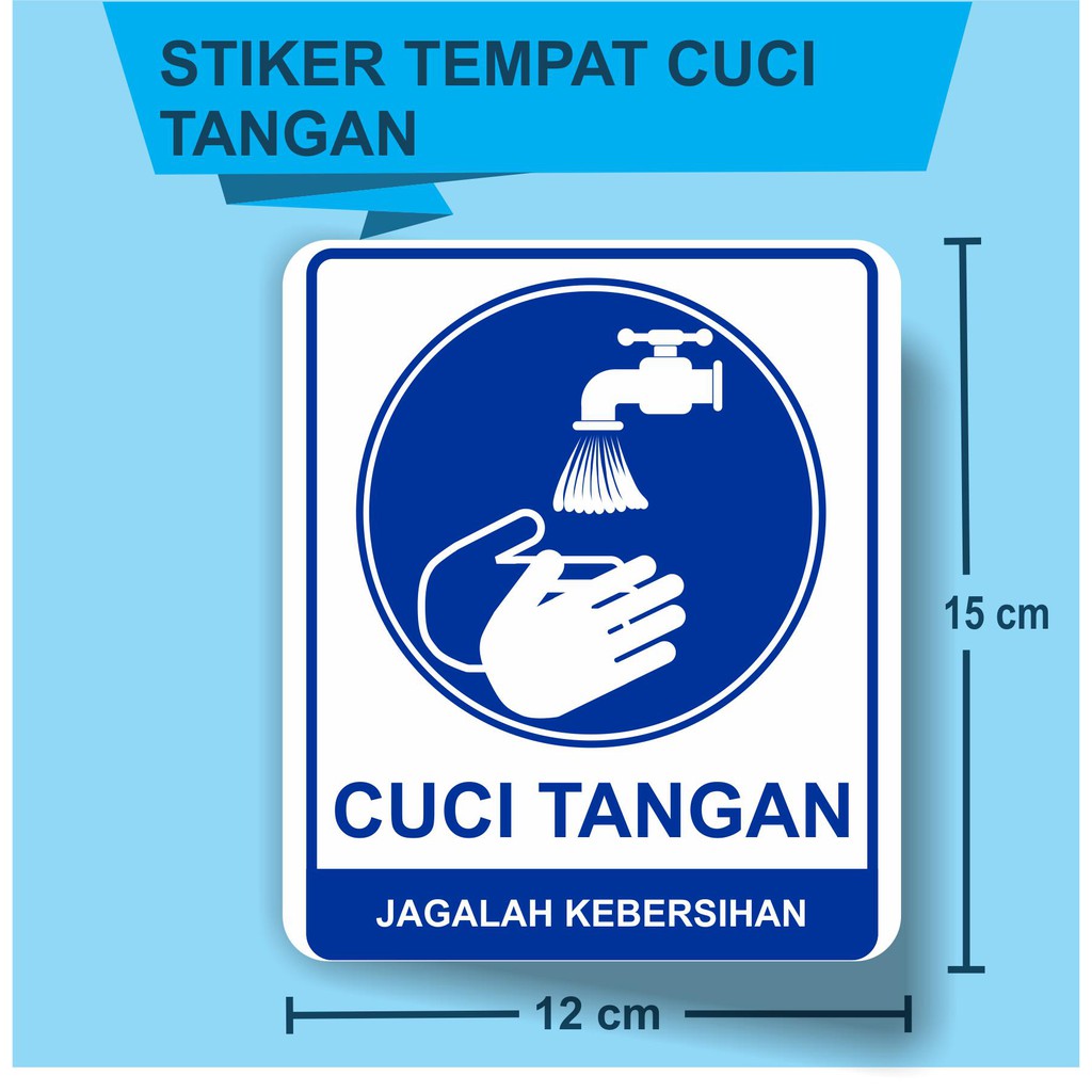 31 Gambar  Stiker  Cuci Tangan Terkini Lokerstiker