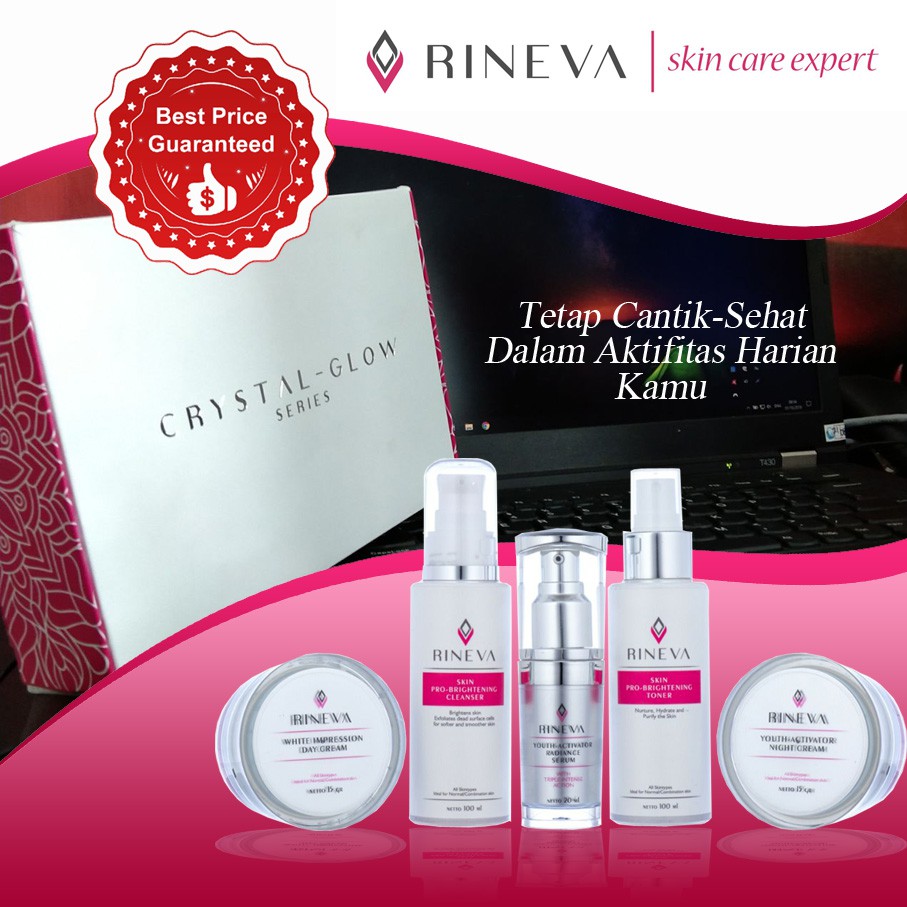 Rineva Pencerah Wajah Hydroquinone Free