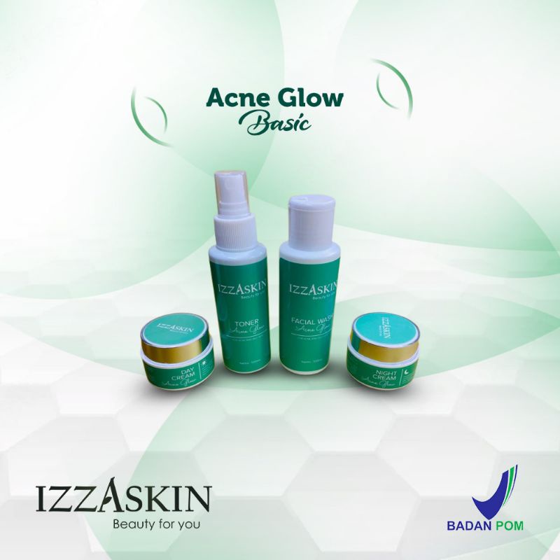 PAKET ACNE GLOW BASIC IZZASKIN