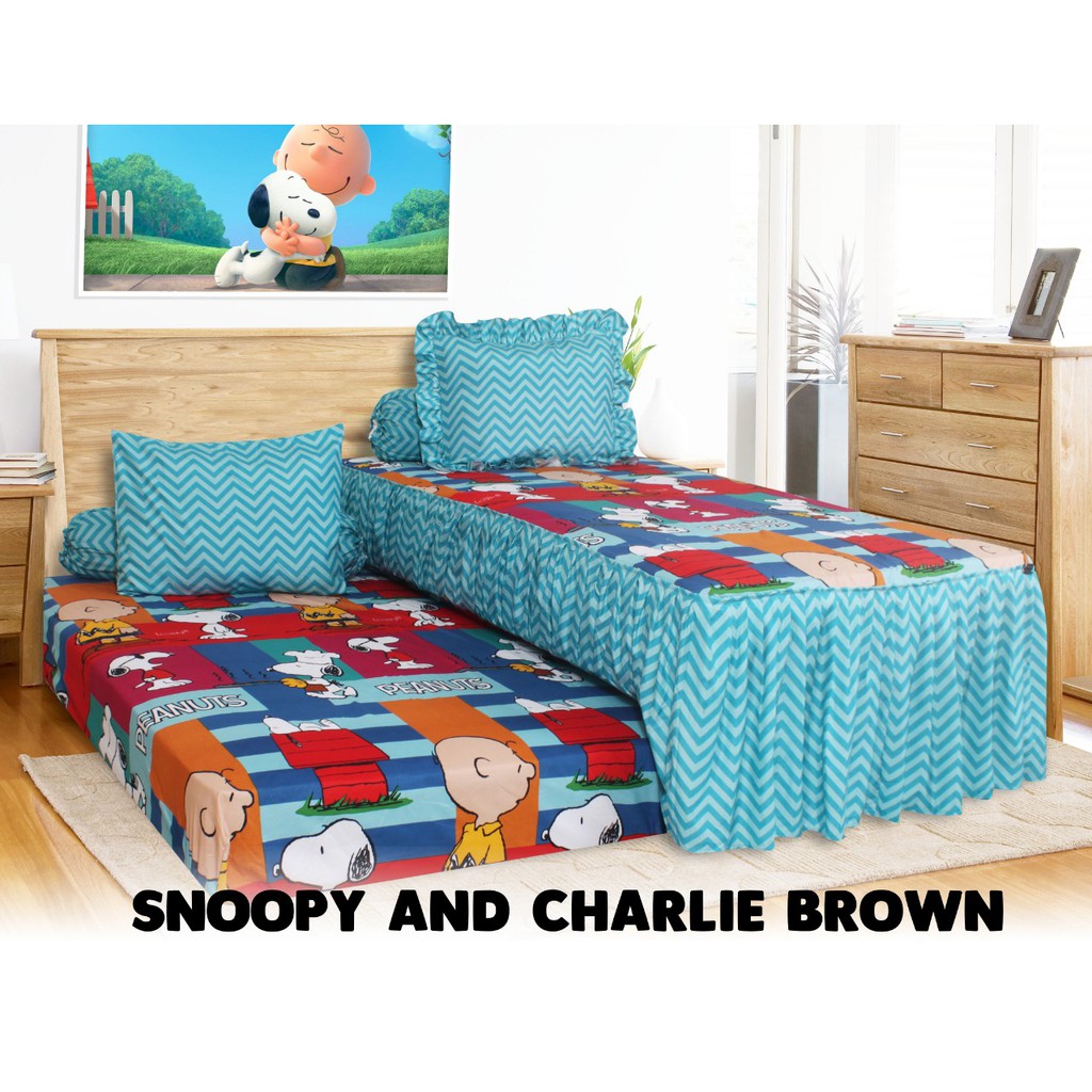 Sprei California Duo Sorong 120 x 200 Snoopy