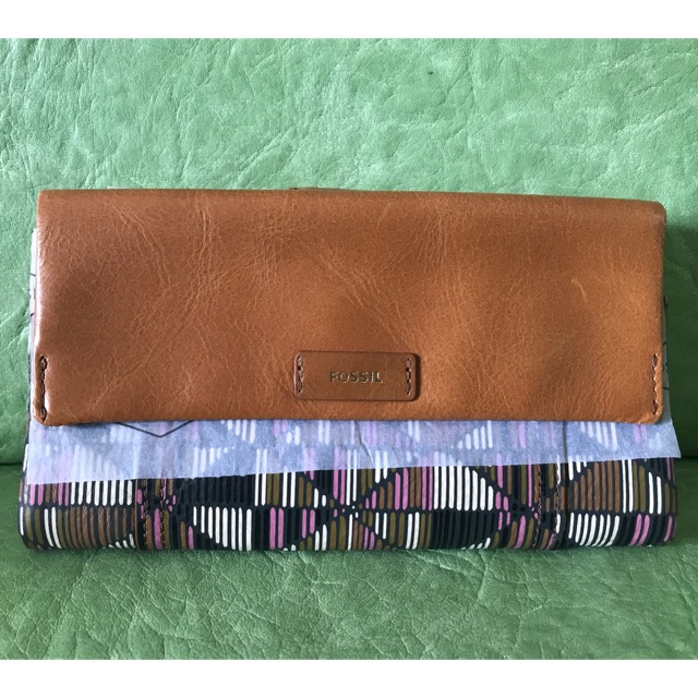 NEW Fossil Wallet Ellis Neutral