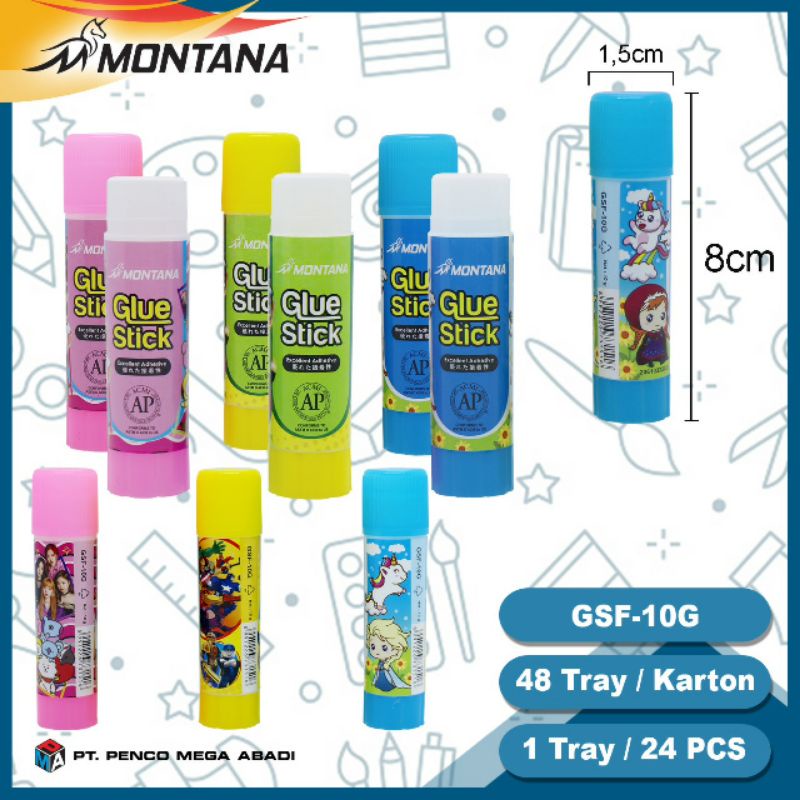 Lem Stik / Glue Stick Montana Lucu (1 pcs)