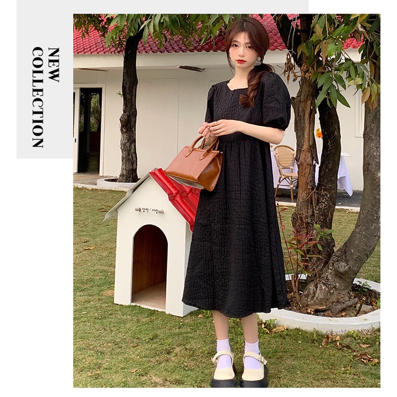 LADYSHOP [COD] D204 POLYSTER BUBBLY SUMMBER DRESS