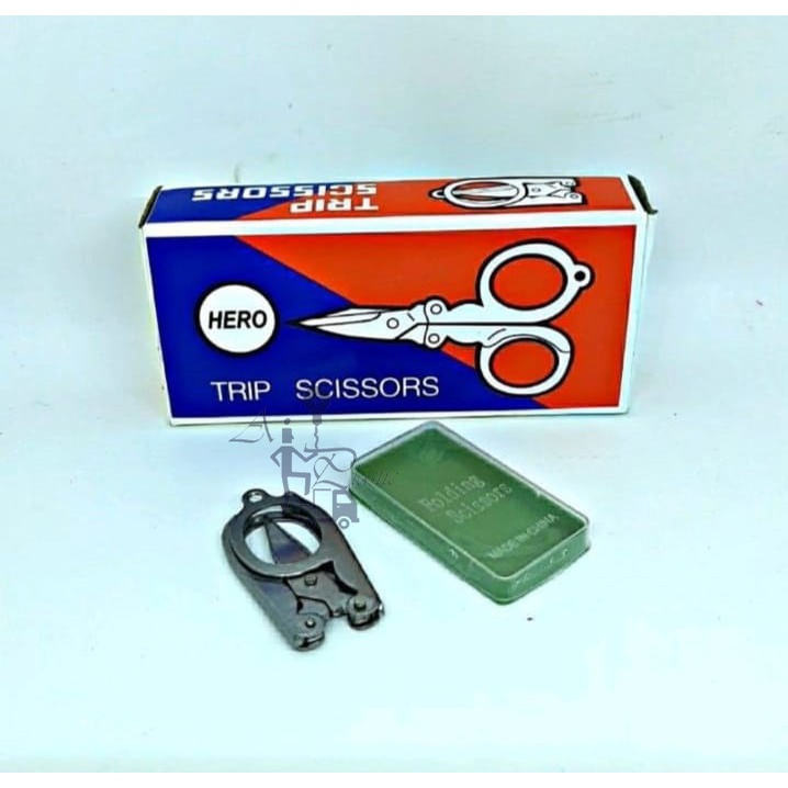 

AIO Plastic-Gunting Lipat Bahan Stainless Steel Folding Scissors Murah