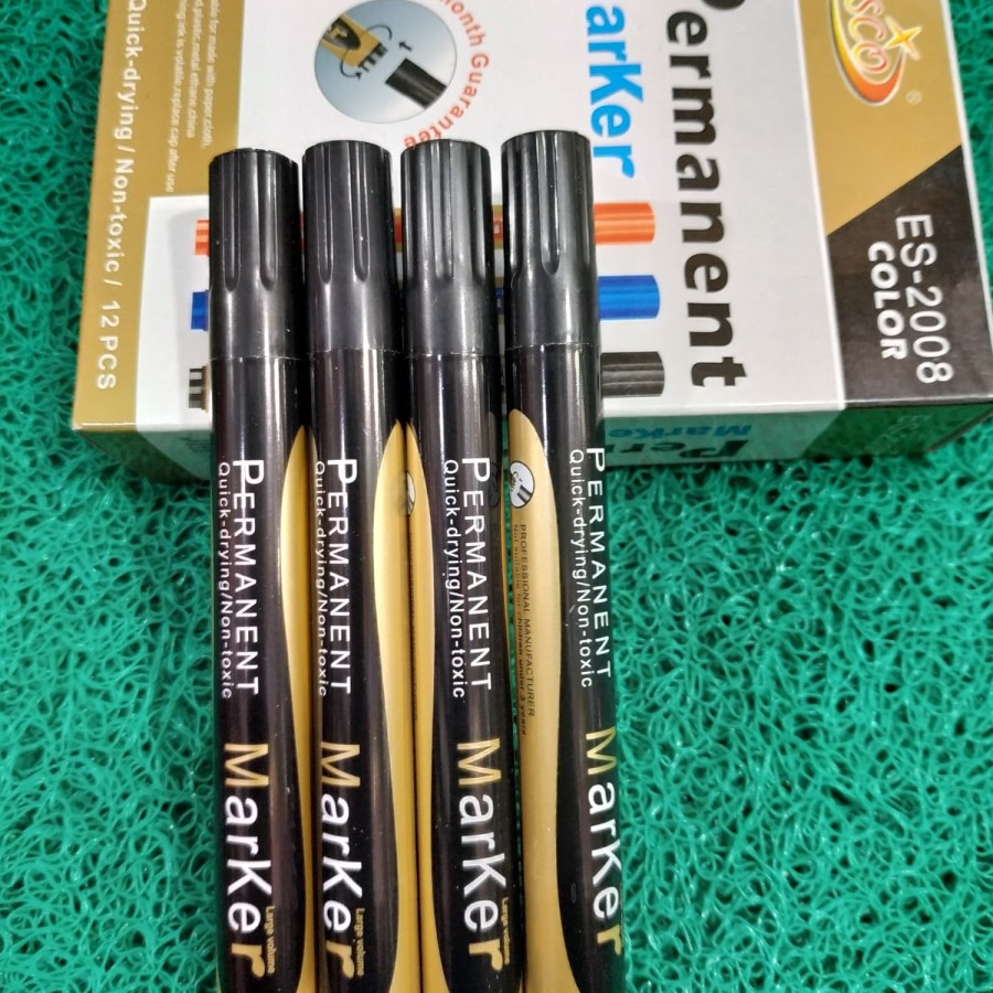 spidol permanen montana - spidol hitam  mp-12