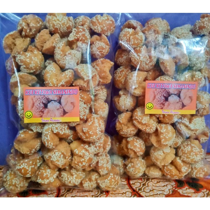 

Kue ketawa simanindo kiloan ukuran medium berat 1000 gram (isi -+ 65 butir @15 gr)