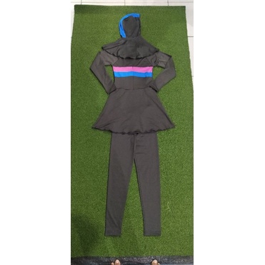 [COD] Baju Renang Muslim Dewasa | Baju Renang Muslimah | Baju Renang Hijab Polos