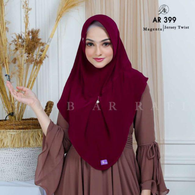 Hijab Ar Rafi AR 399 hijab instan new arrival || INAYAHHIJAB-Magenta