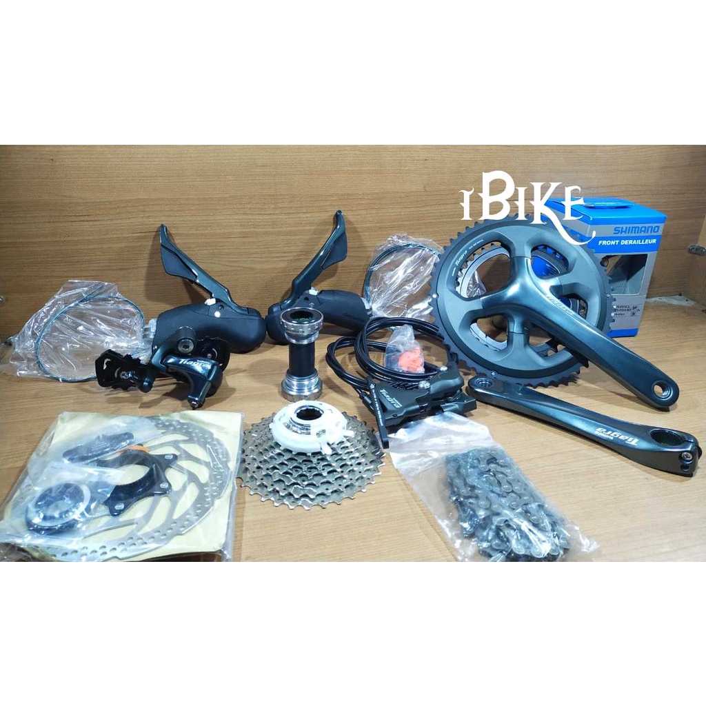 Groupset Shimano Tiagra 4720 R4720 10 Speed Hydraulic Disc