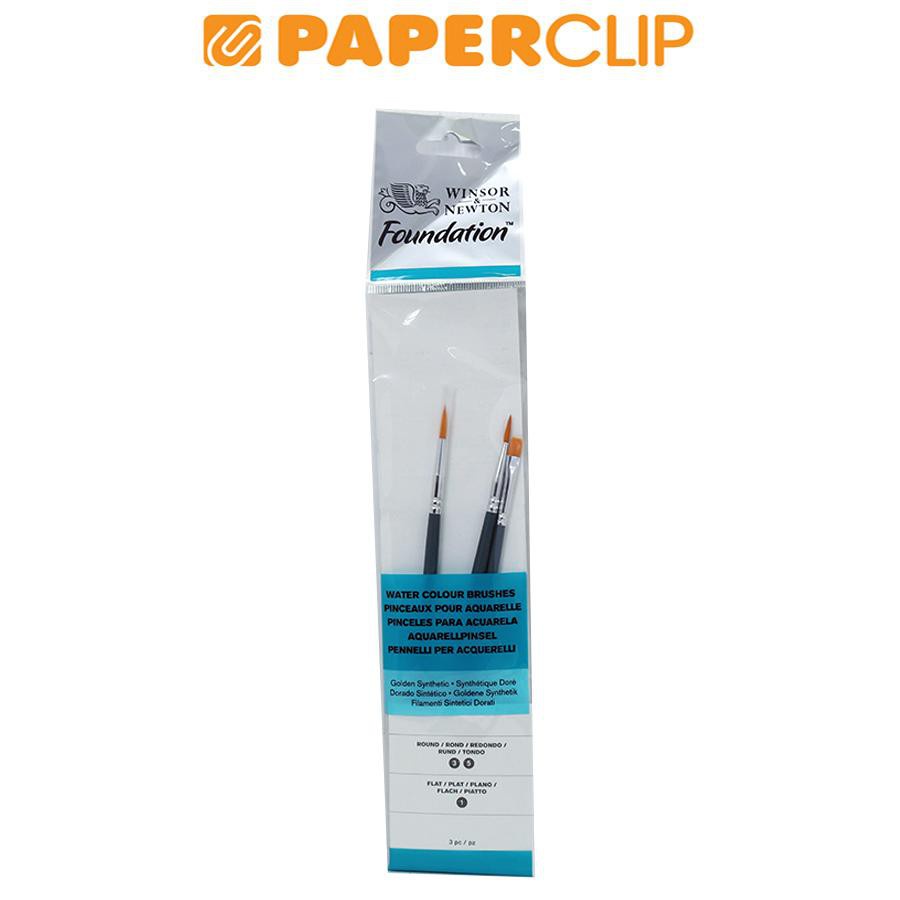 

BRUSH WATERCOLOR WINSOR & NEWTON SET SYNTHETIC SHORT HANDLE 3S 5295011