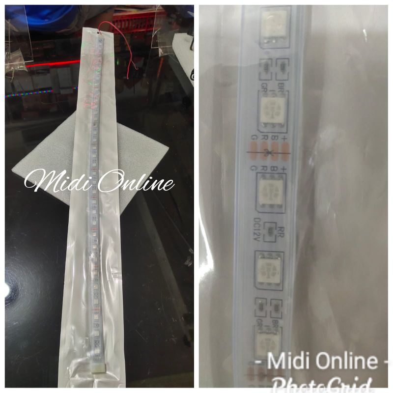 Lampu Fleksibel 60Cm RGB - Fleksibel Led RGB 60Cm - Fleksibel Kedip