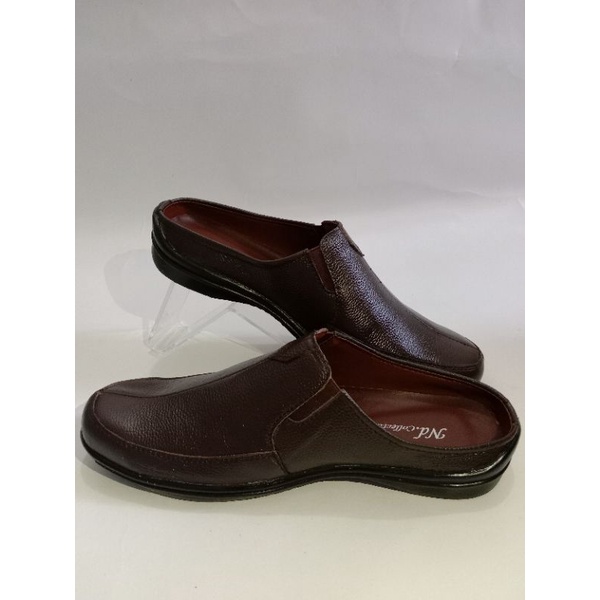 Sepatu pria sandal bustong selop kulit sapi asli berkualitas ND_nara
