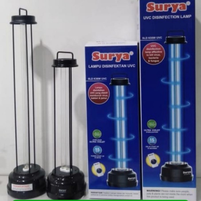 Lampu Disinfektan Surya Sld K55W Uvc lampu Uv Sterilizer Ruangan