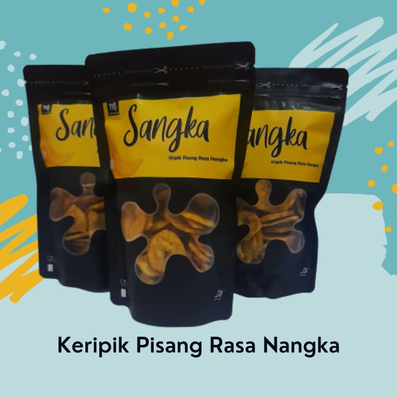 

keripik pisang rasa nangka | keripik koin | keripik pisang | mili snacks