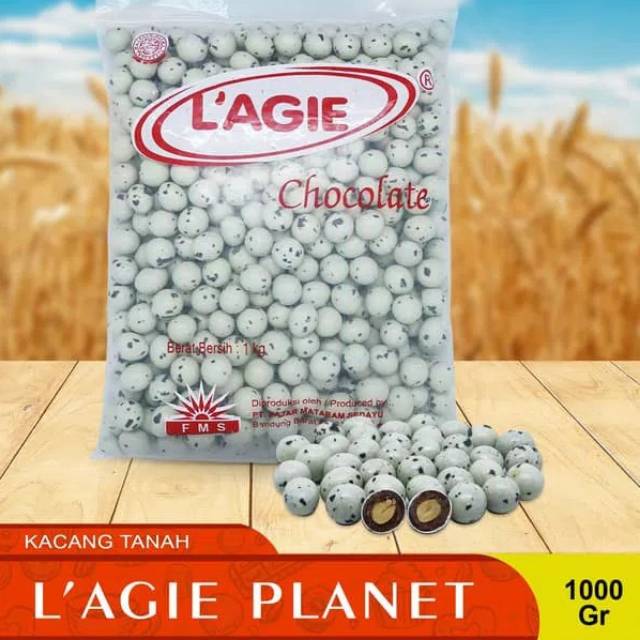 

L'AGIE PLANET COKLAT TELUR PUYUH ISI KACANG