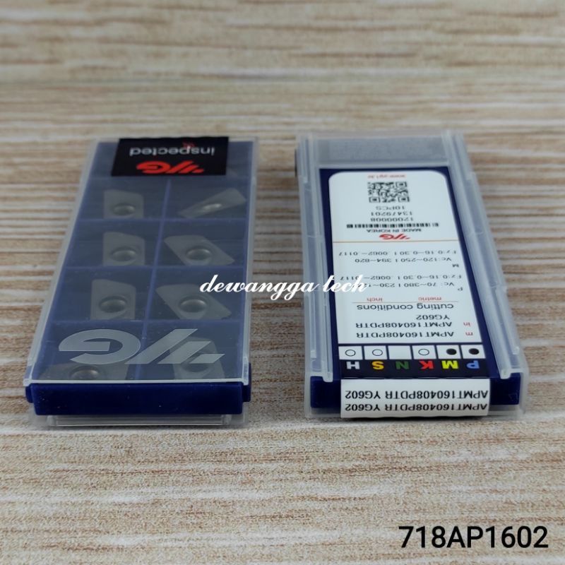 YG1 APMT1604 insert APMT16 carbide APMT 16 04 facemill original untuk holder BAP 400R